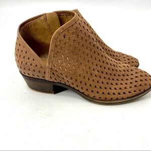 Lucky Brand Breeza perforated leather booties 7